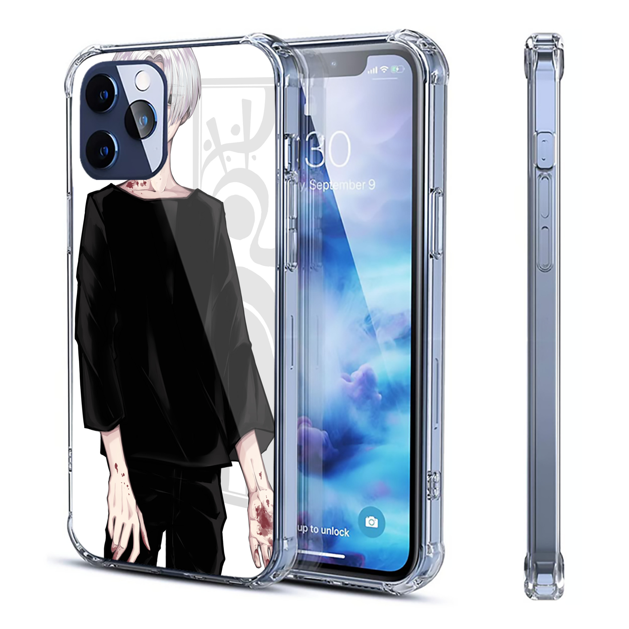 （画像用） 東京リベンジャーズ Tokyo Revengers 【iPhone 12シリーズ対応】透明スマホケース（クリアソフトケース）
